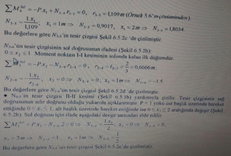 Yapı Statiği -1 Çalışma Soruları ve Çözümleri -Dokuz Eylül Üniversitesi