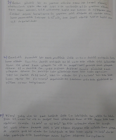 Zemin Mekaniği -1 Final Soruları