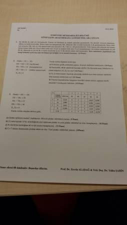 Yöneylem-1 Vize Soruları