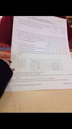 Yöneylem-1 Final Soruları