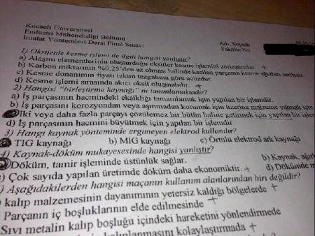İmalat Yöntemleri Final Soruları