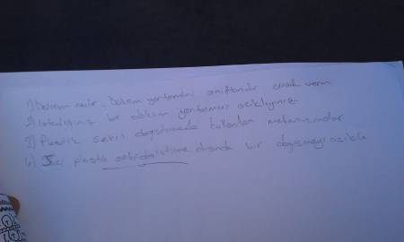 İmalat Yöntemleri Vize Soruları