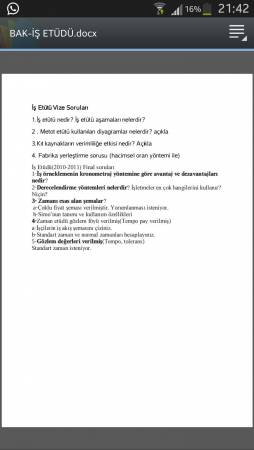 İş Etüdü Vize Soruları