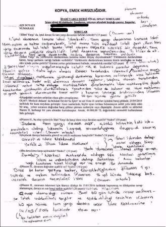 İdari Yargı Final Soruları