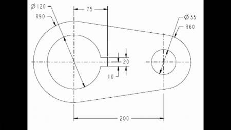 Catia Programı Örnek Parça Çizimleri - Çizim 5