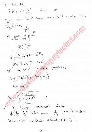 Akışkanlar Mekaniği Vize Soruları Ve Cevapları