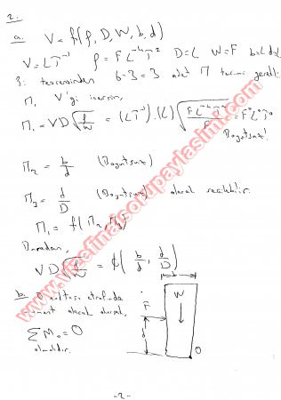 Akışkanlar Mekaniği Vize Soruları Ve Cevapları