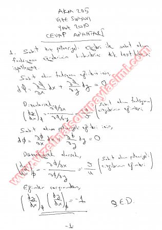 Akışkanlar Mekaniği Vize Soruları Ve Cevapları