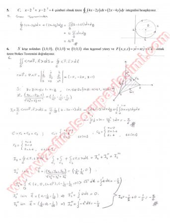 Analiz-4 Final Soruları Ve Cevapları-2014