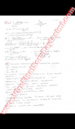 Kompleks Analiz-1 Final Soruları Ve Cevapları-2014