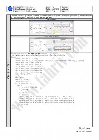 İleri Programlama Vize Soruları Ve Cevapları-2013