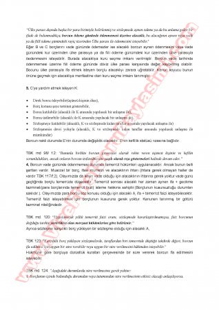 Borçlar Hukuku Final Soruları Ve Cevapları