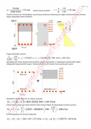 Betonarme-1 Bütünleme Soruları Ve Cevapları