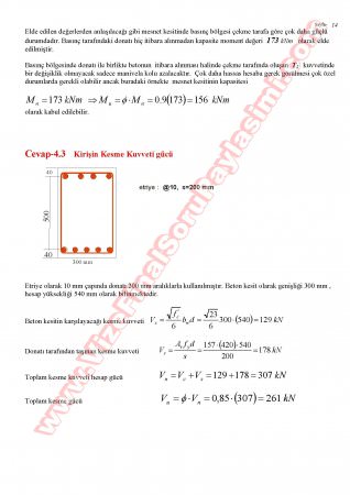 Betonarme-1 Bütünleme Soruları Ve Cevapları