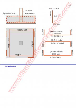 Betonarme-2 Vize Soruları Ve Cevapları