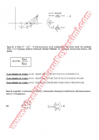 Sayısal Çözümleme Vize Soruları Ve Cevapları