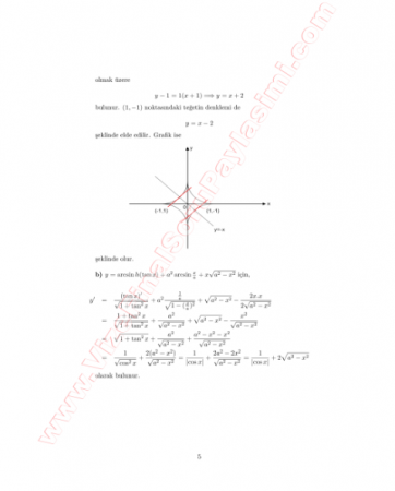 Matematik-1 Final Soruları Ve Cevapları