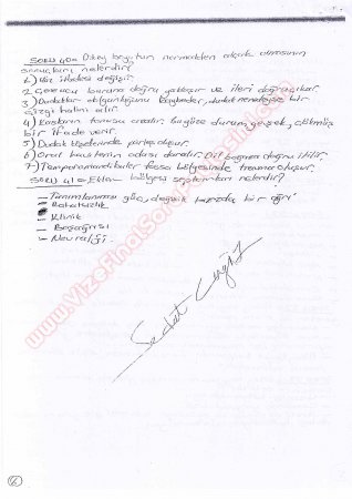 Protetik Diş Tedavisi 1.Vize Soruları