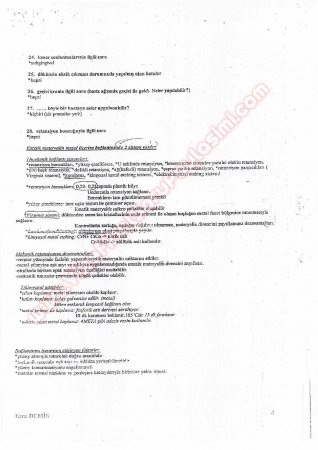 Protetik Diş Tedavisi Çıkmış Sorular 2