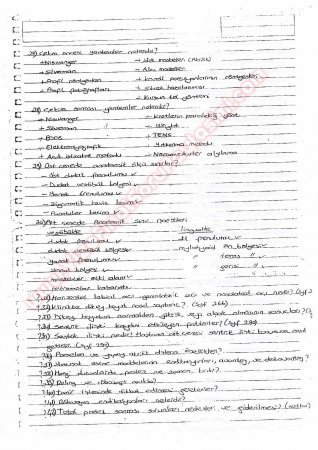 Protetik Diş Tedavisi Çalışma Soruları