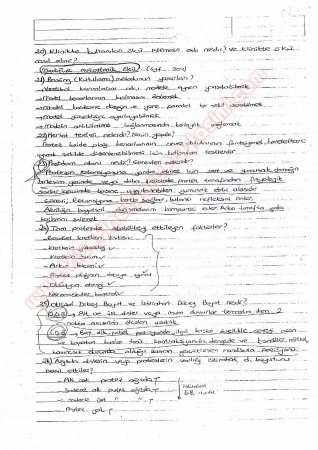 Protetik Diş Tedavisi Çalışma Soruları