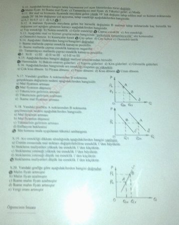 İktisat Dersi Vize Soruları